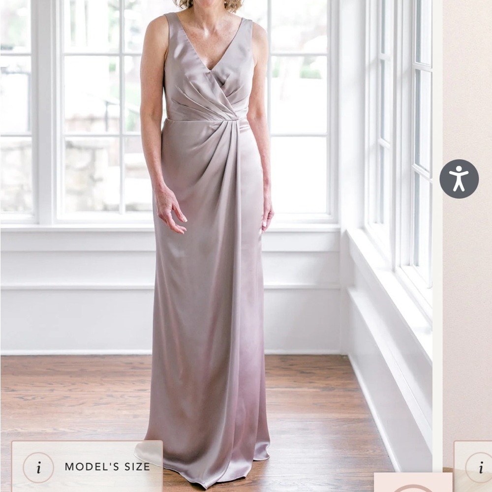 Revelry Blair Satin Dress Size 12